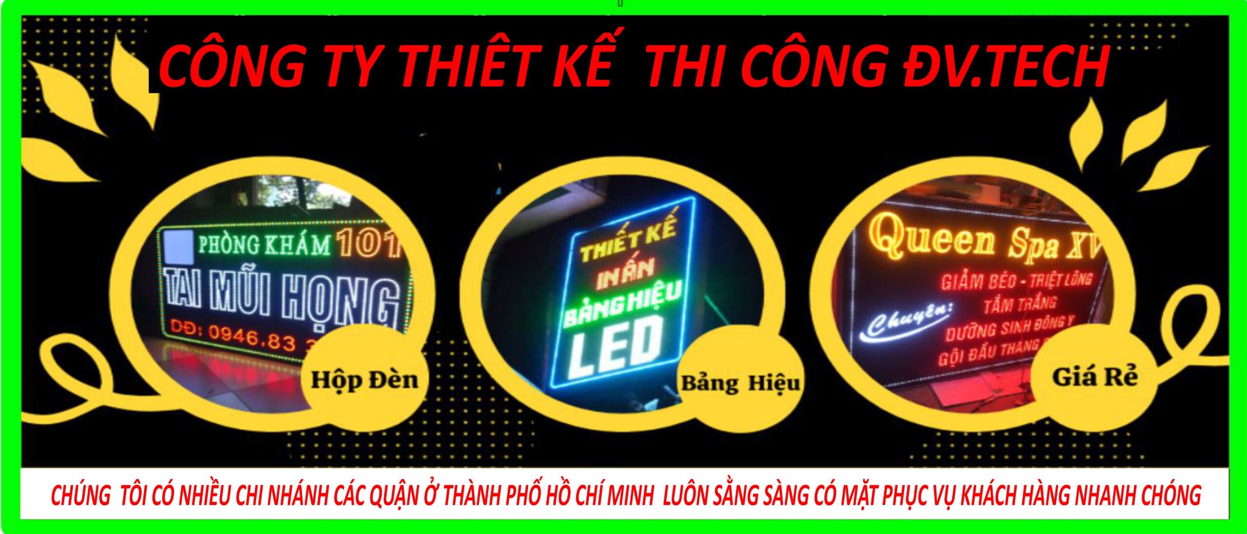 CÔNG TY THIÊT KẾ THI CÔNG QUẢNG CÁO DV.TECH