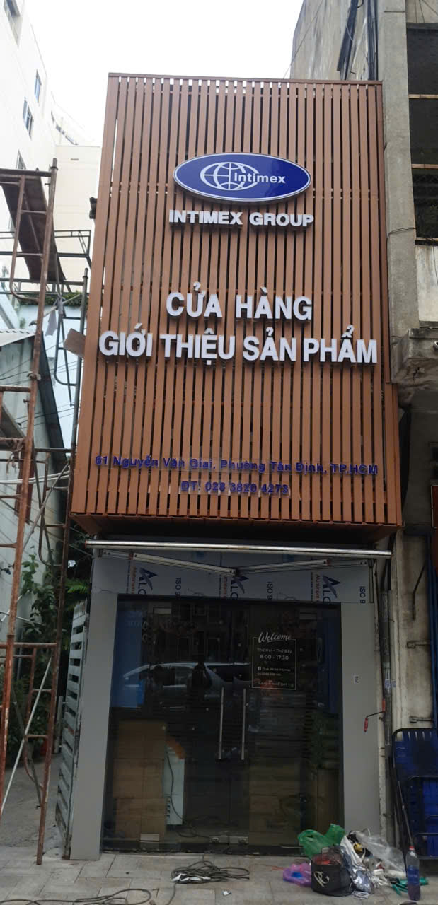 thi công bang hiêu intimex group quận 1hcm