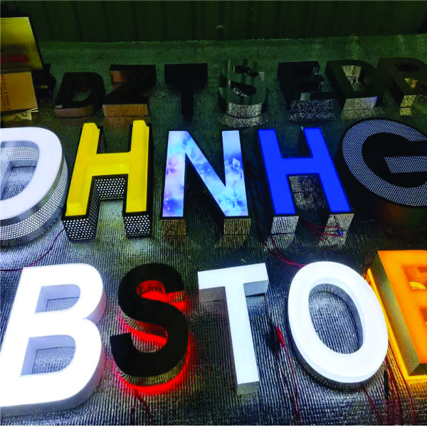 chữ nổi 3D