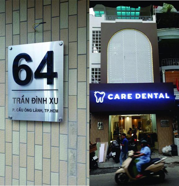 thi công bảng hiệu phòng khám nha khoa quận 1